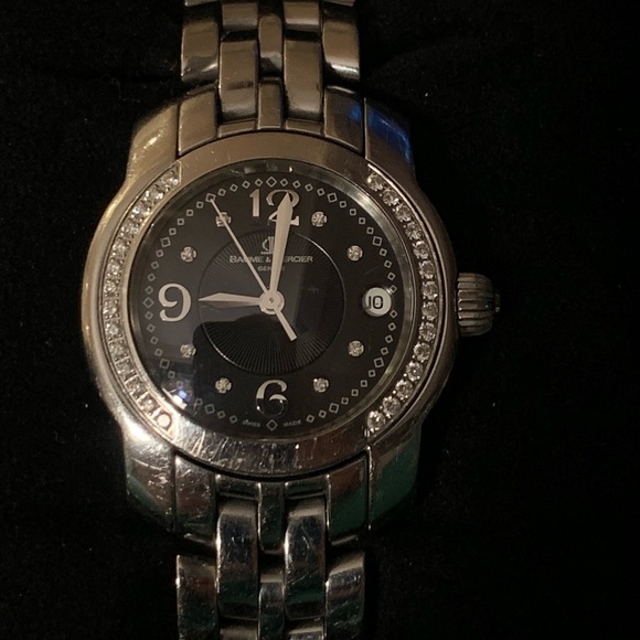 Baume & Mercier Steel Diamond Bezel & Dial Watch - Picture 3 of 8